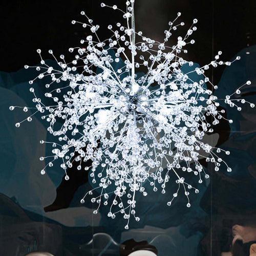 Modern Dandelion LED Chandelier Firework Pendant Lamp Acrylic Ceiling Light Home Living Room Bedroom Decor